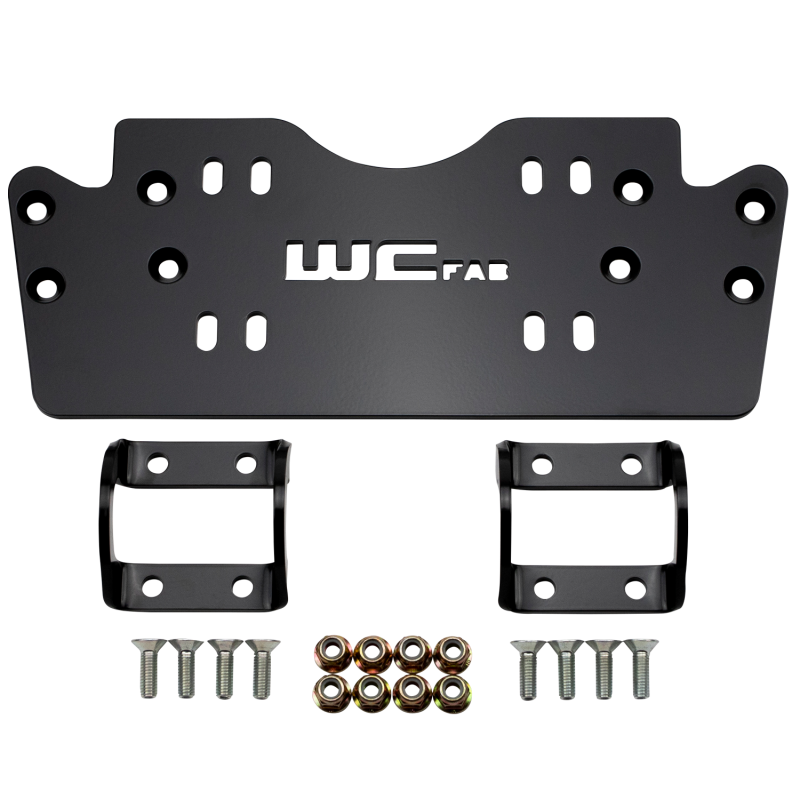 Wehrli WCF102005 2019+ fits Honda Talon X/R Winch Mount Plate Kit - WCFab Front Bumper