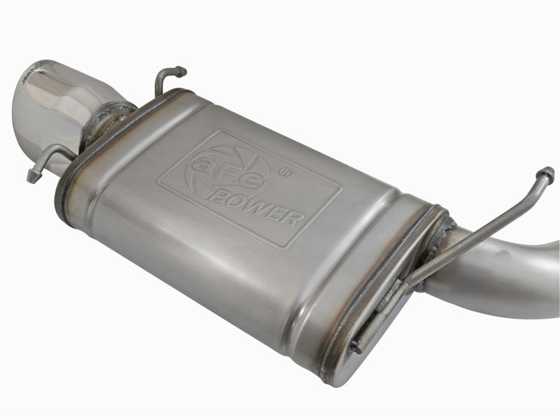 AFE 49-34063-P orce-Xp 3in CB Stainless Steel Dual Exhaust System w/Polished Ti