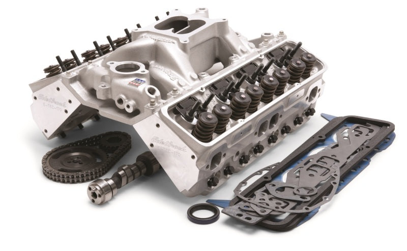 Edelbrock 2097 435Hp Total Power Package Top-End Kit for Use On 1987 And Later SB-fits Chevy w/ Oe Lifters