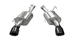 CORSA Performance 14314BLK Corsa 2005-2010 fits Ford Mustang Shelby GT500 5.4L V8 Black Xtreme Axle-Back Exhaust