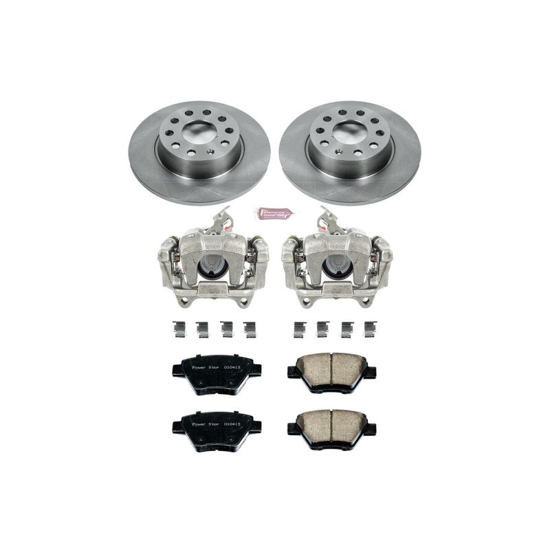 PowerStop KCOE5667 fits Audi 10-12 A3 Rear Autospecialty Brake Kit w/Calipers