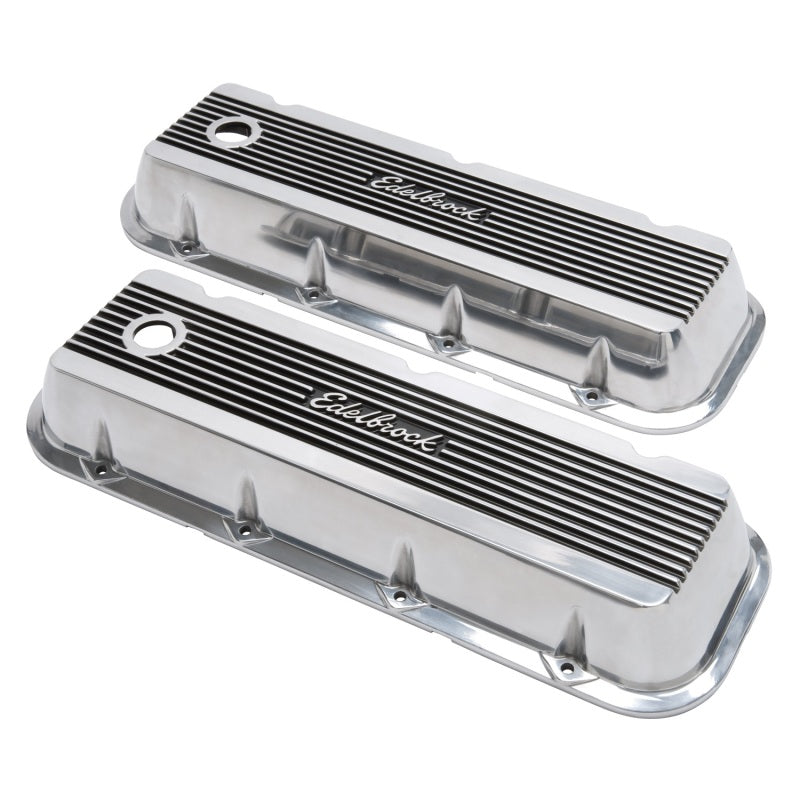 Edelbrock 4275 Valve Cover Elite II fits Chevrolet 1965 and Later 396-502 Big Block V8 Polished