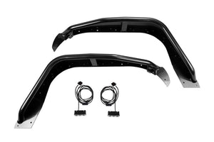 Fabtech FTS24212 18-21 fits Jeep JL 4WD Front Steel Tube Fenders