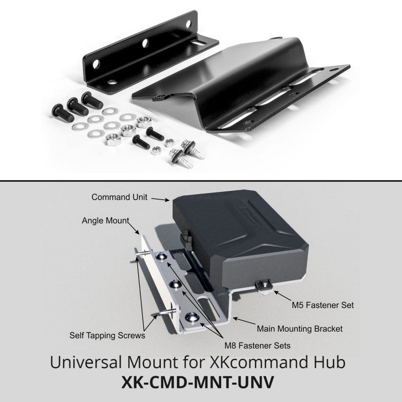 XK XK-CMD-MNT-UNV Glow XKcommand Hub Mounting Bracket for Universal Fitment