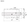 Koyo KH080146 fits Honda Civic/CRX EF Chassis B-Series All-Aluminum Radiator