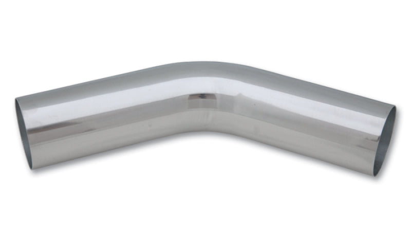 Vibrant 2118 1in O.D. Universal Aluminum Tubing (45 Degree Bend) - Polished