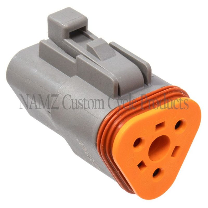 NAMZ DP-3G Deutsch DT Series 3-Wire Plug & Wedgelock - Grey (HD 721GY)