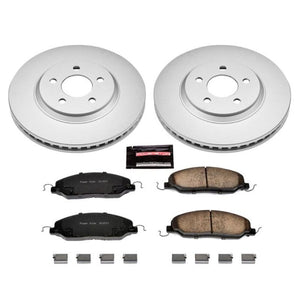 PowerStop fits Ford 05-10 Mustang Front Z17 Evolution Geomet Coated Brake Kit