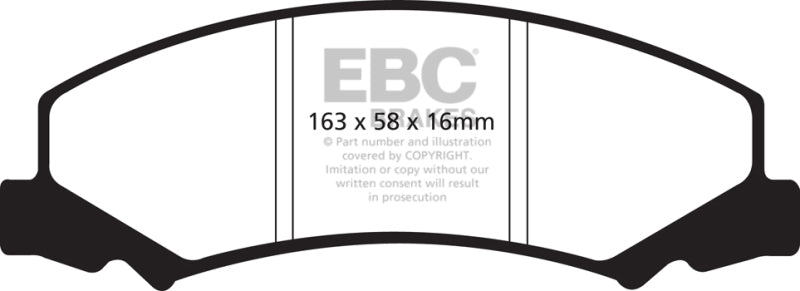 EBC DP21762 fits Buick 08-09 Allure (Canada) 5.3 Greenstuff Front Brake Pads