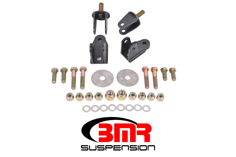 BMR CCK009H Fox Mustang Rear Coilover Conversion Kit w/o Control Arm Bracket - Black Hammertone