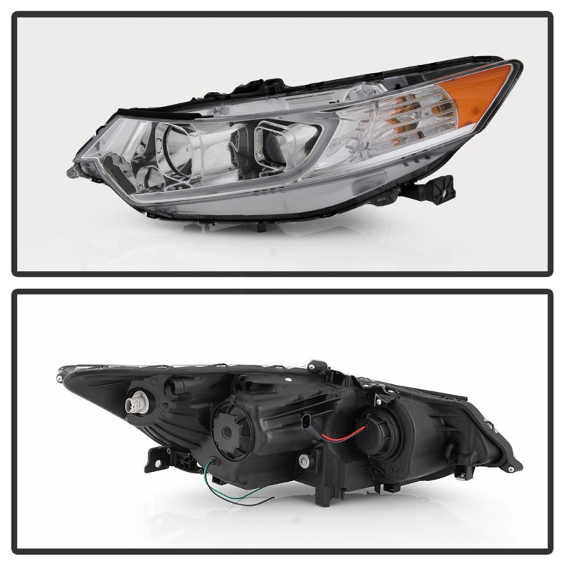 xTune 9042225 09-14 fits Acura TSX Projector Headlights - Light Bar DRL - Chrom