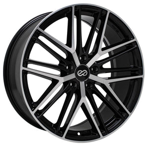 Enkei 518-880-3140BKM Phantom 18x8 5x108 40mm Offset 72.6mm Bore Black Machine Wheel