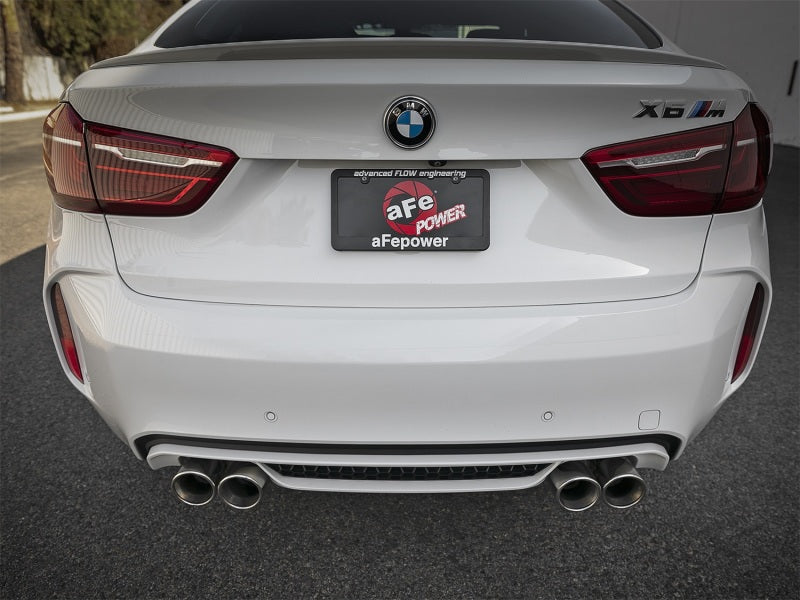 AFE 49-36342-P orce-Xp 3.5in. 304 SS C/B Exhaust w/o Muffler 15-18 fits BMW X5