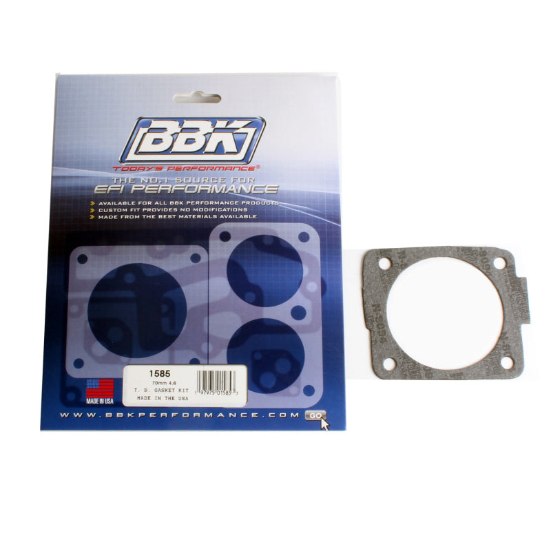 BBK  1585 fits Ford 96-04 Mustang Truck 4.6 5.4 70 75mm Throttle Body Gasket Kit