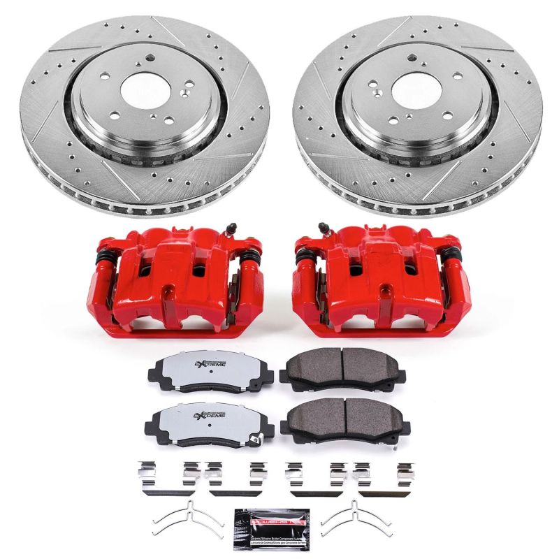 Power Stop KC7214-36 15-20 fits Acura TLX Front Z36 Truck & Tow Kit w/Cals