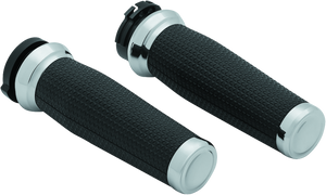 Kuryakyn 5940 Kuryakyn Thresher Grips Dual Cable Chrome