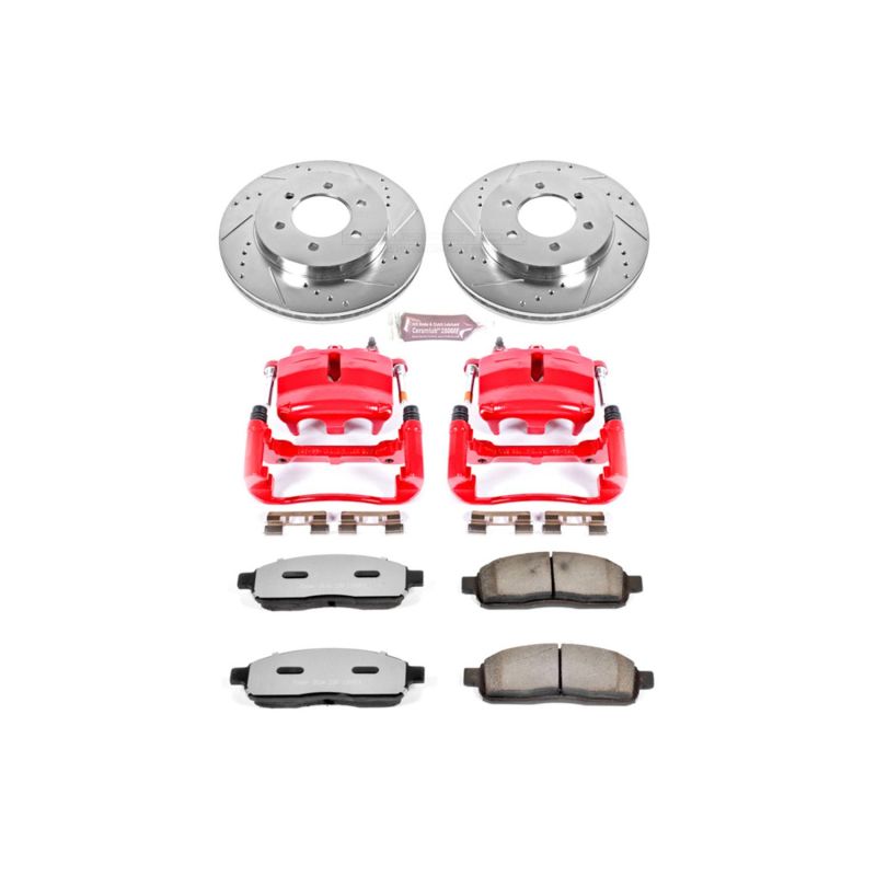 Power Stop KC1943-36 2004 fits Ford F-150 Front Z36 Truck & Tow Kit w/Cals