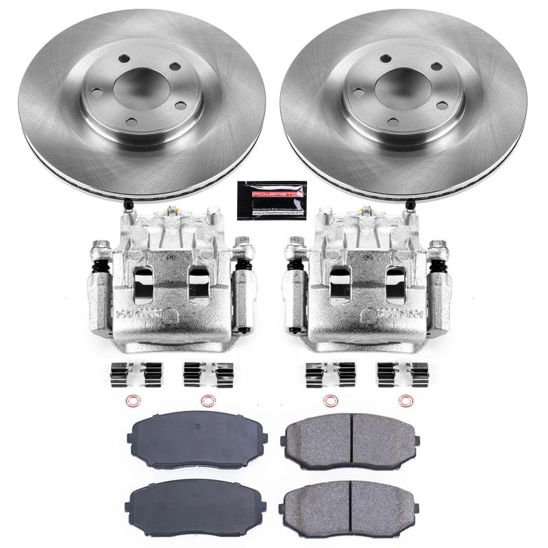 Power Stop KCOE3057 07-15 Lincoln MKX Front Autospecialty Kit w/Cals