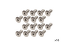 Kentrol 30733 fits Jeep 87-95 Wrangler YJ Windshield Bolts 16 Pack Stainless