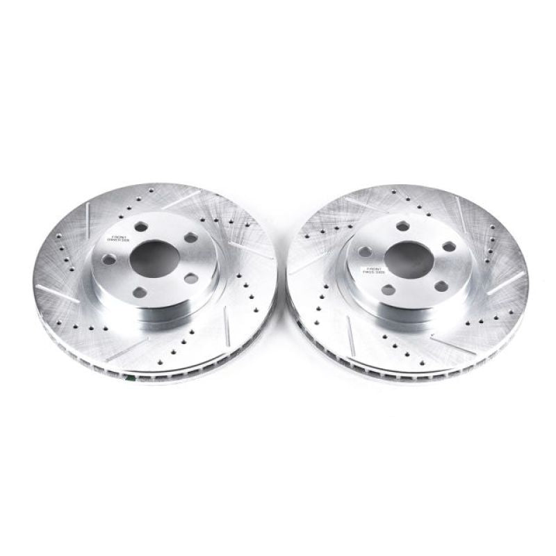 PowerStop fits Pontiac 03-08 Vibe Front Evolution Drilled & Slotted Rotors -