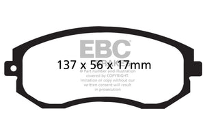 EBC UD1539 12+ fits Scion FR-S 2 Ultimax2 Front Brake Pads