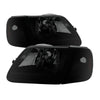 9030321 Xtune fits Ford 97-03 F150 Crystal Headlights w/Corner Black Smoked HD