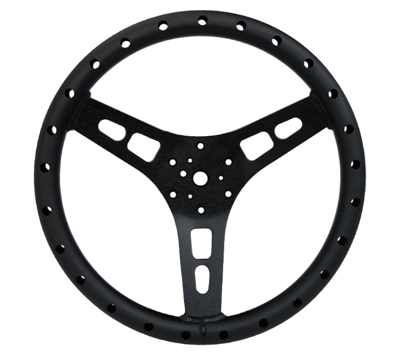 NRG RST-025MB RST-025MB Reinforced Steering Wheel 380mm Sport Full Aluminum