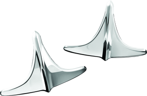 Kuryakyn 7217 Kuryakyn Rear Fender Accents, Leading Edge, Chrome
