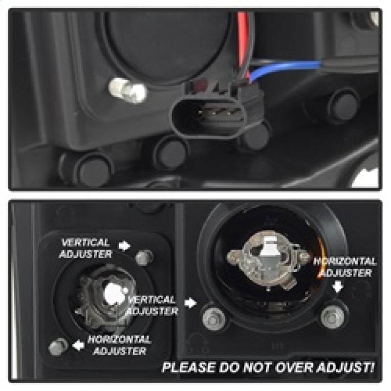 Spyder 5084682 fits Ford 05-07 F250/350/450 SD Ver 2 Proj Headlights - Light Ba