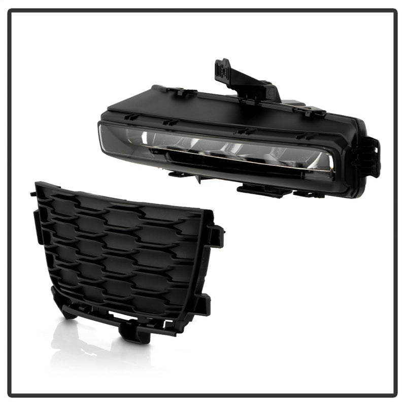 SPYDER 9054365 22-24 fits Jeep Grand Cherokee (3-Row) OEM LED Fog Lights w/Switch - Clear (FL-JGC22-3R-LED-C)
