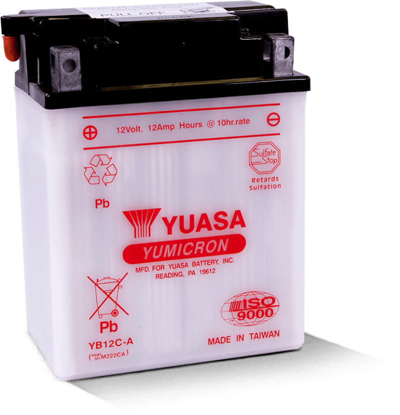 Yuasa YUAM222CA YB12C-A Yumicron 12 Volt Battery