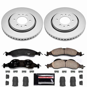 Power Stop 07-09 Ford Expedition Front Z23 Coated Brake Kit