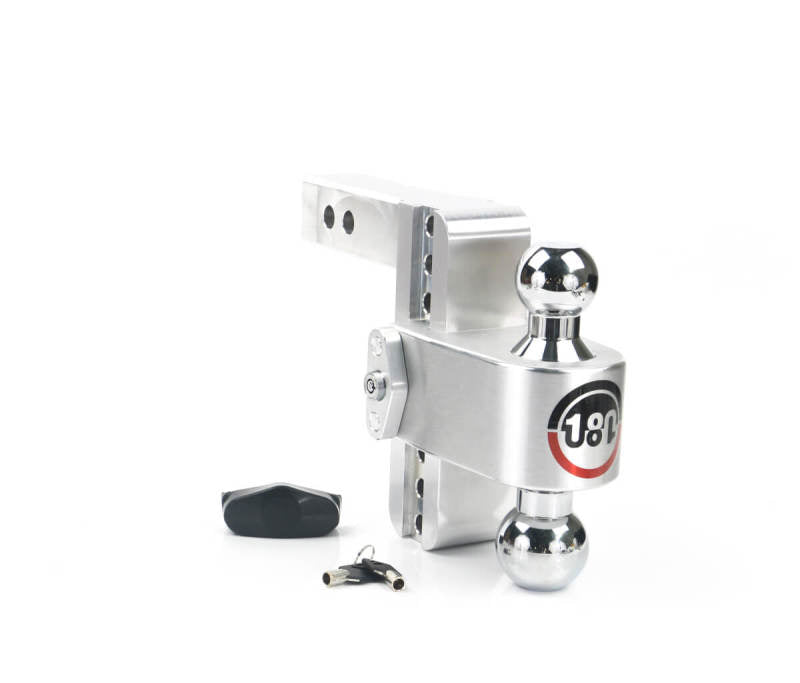 Weigh Safe CTB6-2 180 Hitch 6in Drop Hitch & 2in Shank (10K/12.5K GTWR) - Aluminum