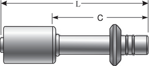 Gates  G45950-1010 Aluminum Male (Ford) Spring Lock PolarSeal Fitting