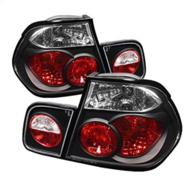 Spyder 5000712 fits BMW 99-01 E46 3-Series 4Dr Euro Style Tail Lights- Black AL