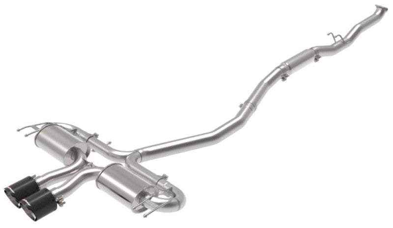 AFE 49-36624-C  3in 304 SS Cat-Back Exhaust System w/CF Tips 17-20 fits Honda C