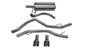 CORSA Performance 14405 Corsa 2009-2018 fits Dodge Ram 1500 4.7L Quad/Crew Cab/Short Bed Polished Dual Exit Cat-Back Exhaust