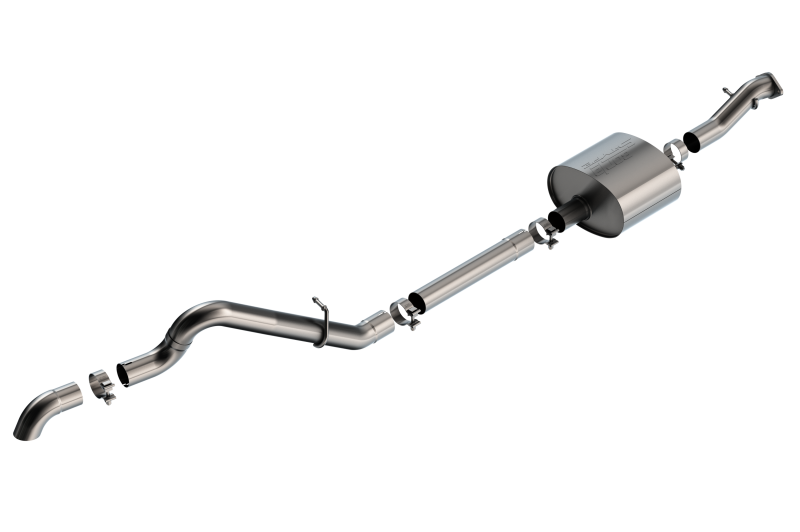 Borla 140902 fits Ford 21-22 Bronco 2.7L 2DR/4DR T-304 Stainless Steel Cat-Back S-Type Exhaust - Brushed