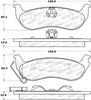 Stoptech 308.0932 Street Brake Pads
