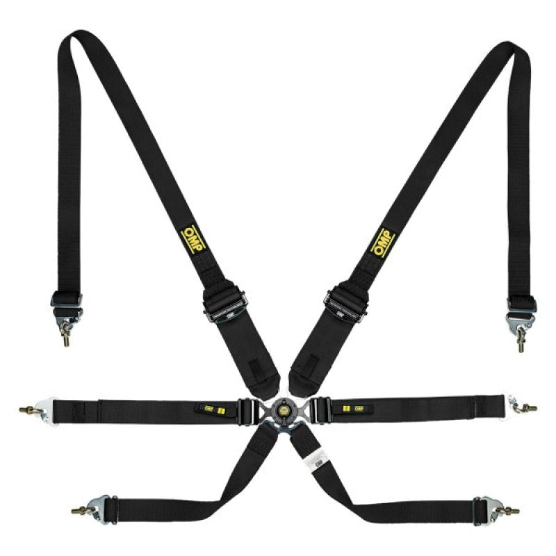 OMP DA0-0205-A02-071 Safety Harness One 2In Endurance Black Pull Down - (Fia 8853-2016)