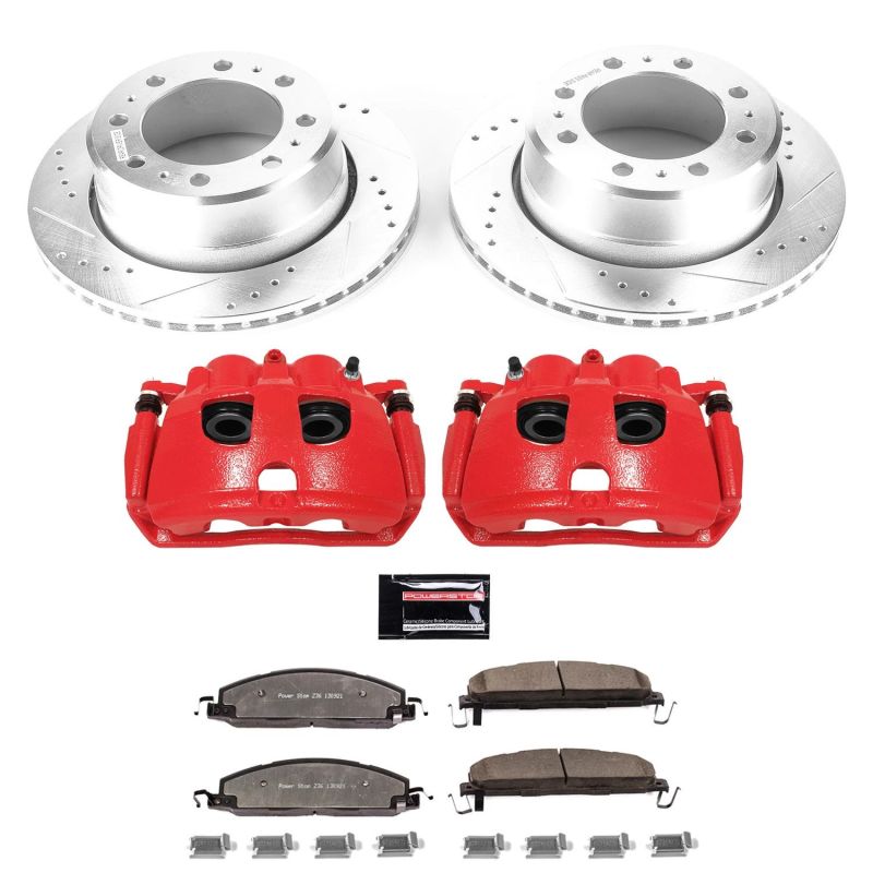 Power Stop KC7131-36 13-18 fits Ram 3500 Rear Z36 Truck & Tow Kit w/Cals