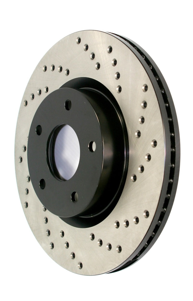 Stoptech 128.47024CR Subaru 14-18 Forester / 05-14 Legacy / 10-14 Outback Drilled Right Front Cryo Rotor
