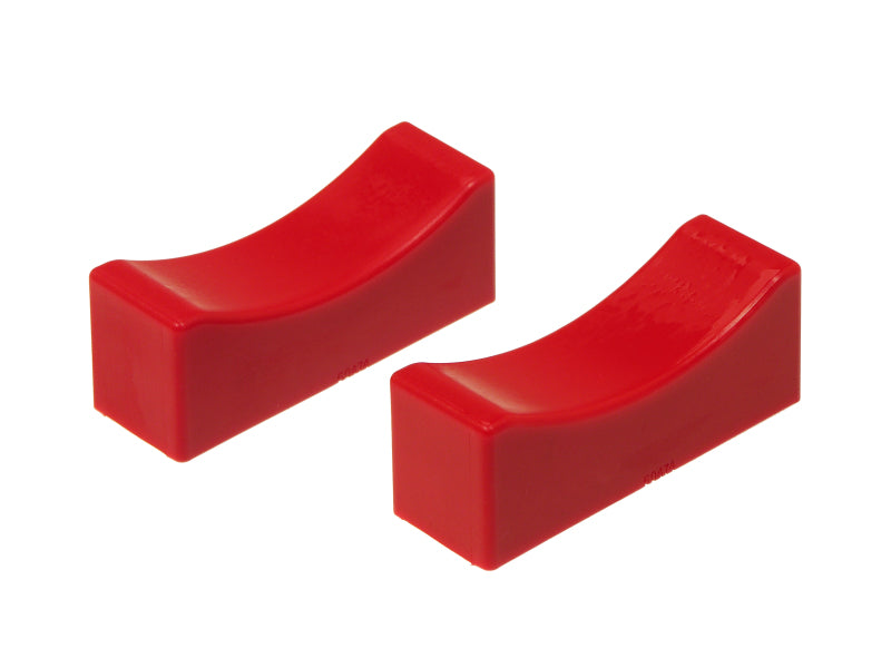 Prothane 19-1412 Universal Jack/Stand Pads (Fits 1.125 x 4.0 Heads) - Red