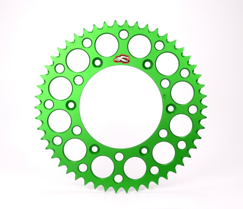 Renthal 408U-420-48GEGN fits 2020 fits Kawasaki KX 65 Rear Grooved Sprocket - Gr