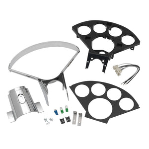 AutoMeter 2207 Autometer 55-56 fits Chevy Cars 5-Gauge Dash Panel (Fits One 3-3/8in Tach & Four 2-1/16in Gauges)