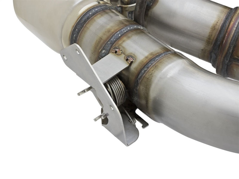 AFE 49-34068-P rce XP 3in 304 SS Axle-Back Dual Exhaust (NPP) w/ Polished Tips