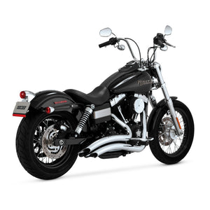 Vance and Hines 26081 Vance & Hines HD Dyna 06-09 Big Radius 2-2 Chrome Full