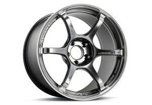 Advan YA48J38EHBR RG-4 18x9.5 +38 5x114.3 Racing Hyper Black and Ring Wheel