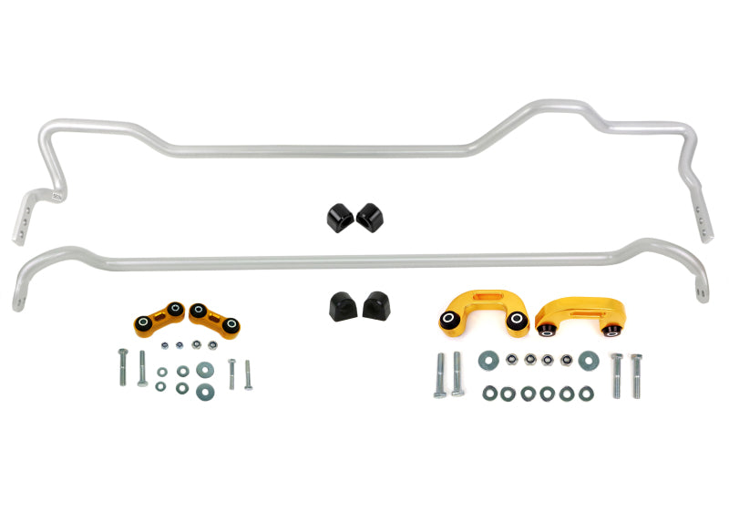 Whiteline BSK004 fits Subaru 93-01 Impreza L / 98-01 fits Subaru 93-01 Impreza RS Front & Rear Sway Bar Kit