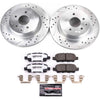 PowerStop K8062-26 18-19 fits Nissan 370Z Rear Z26 Street Warrior Brake Kit